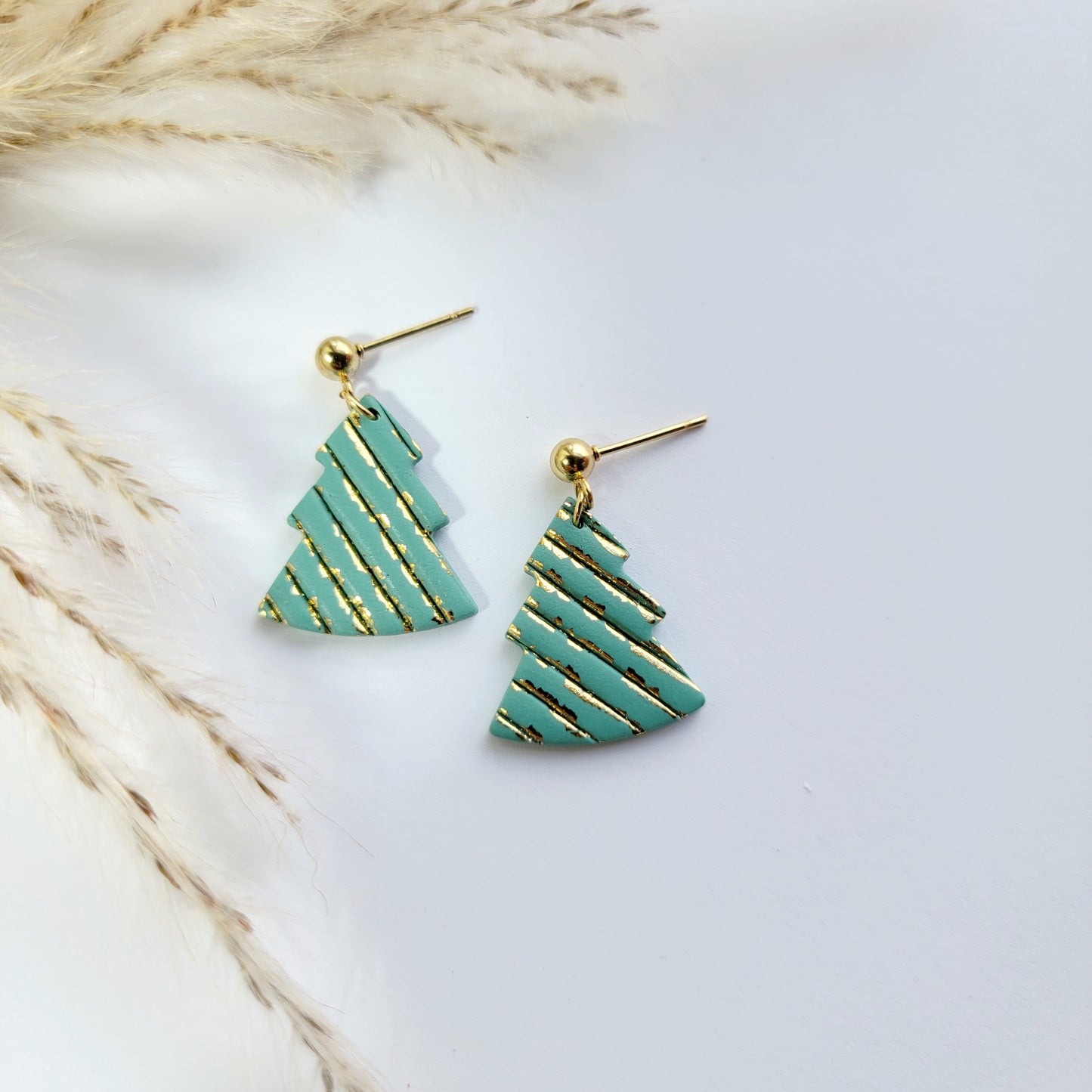Small Christmas Tree Dangle Earrings ( Multi Style )