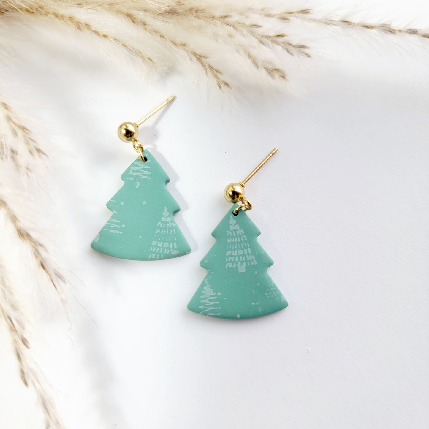 Small Christmas Tree Dangle Earrings ( Multi Style )