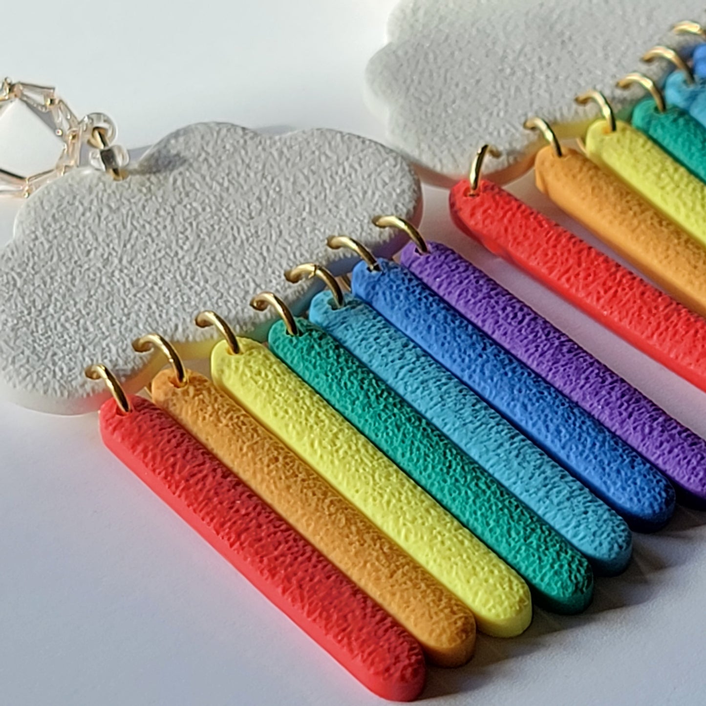 Cloud and Rainbow Dangle Earring