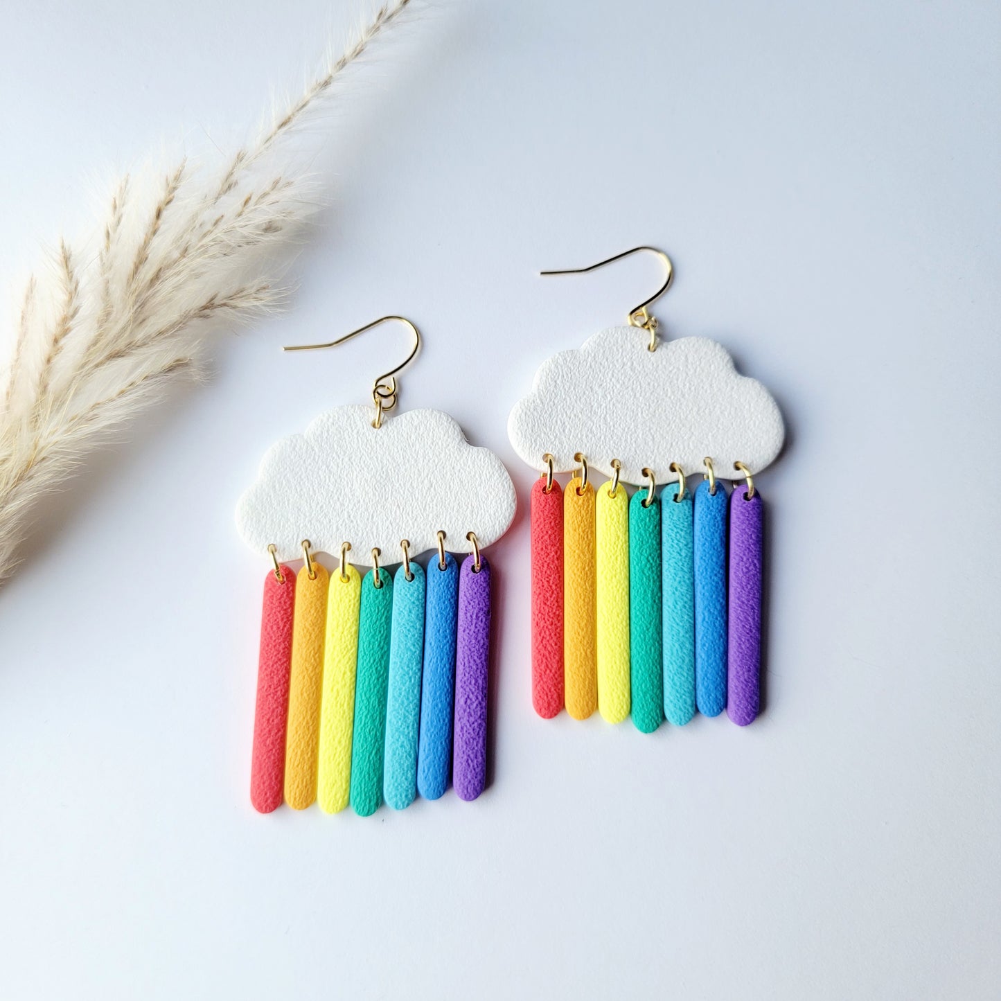 Cloud and Rainbow Dangle Earring