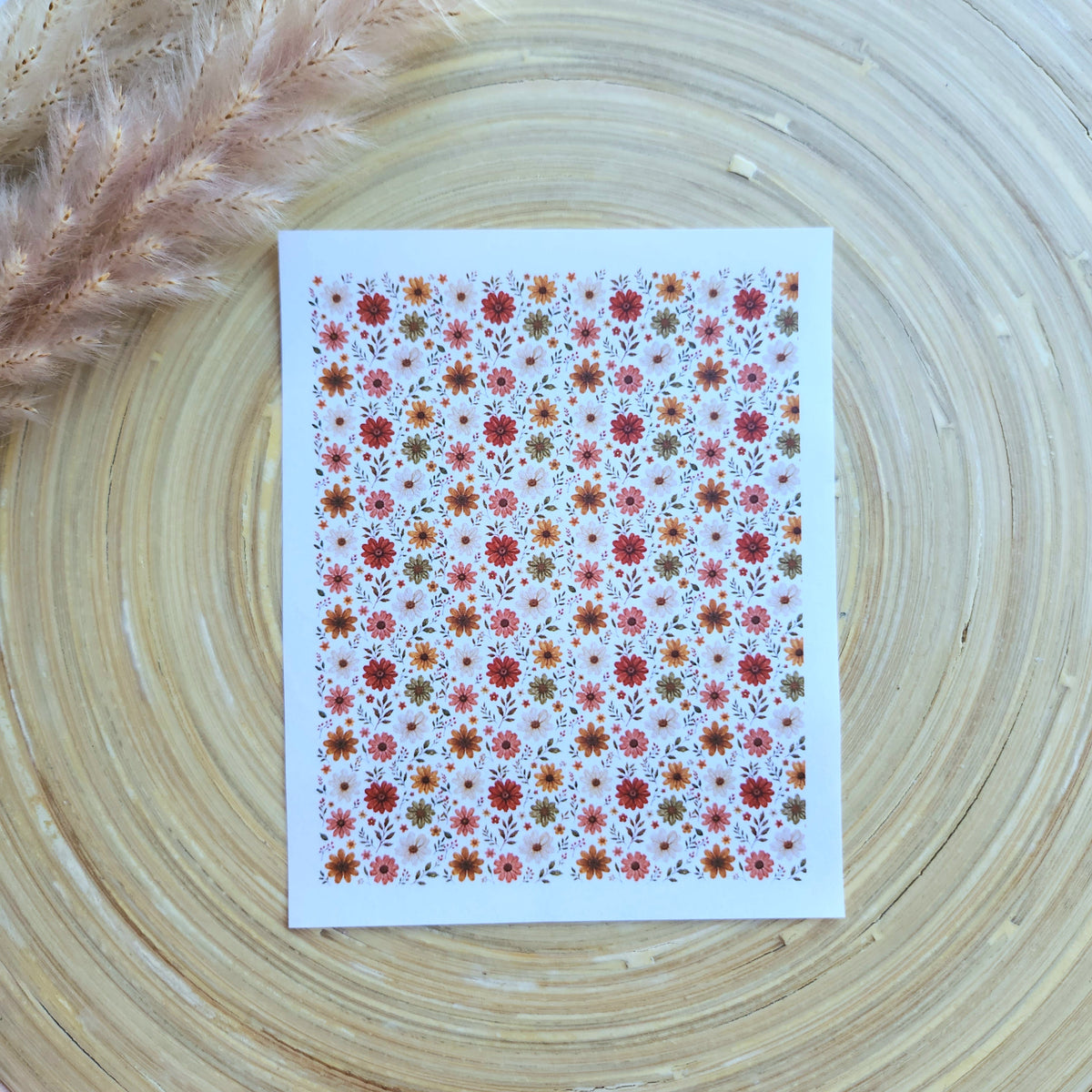 Transfer Paper (Fall Flowers)