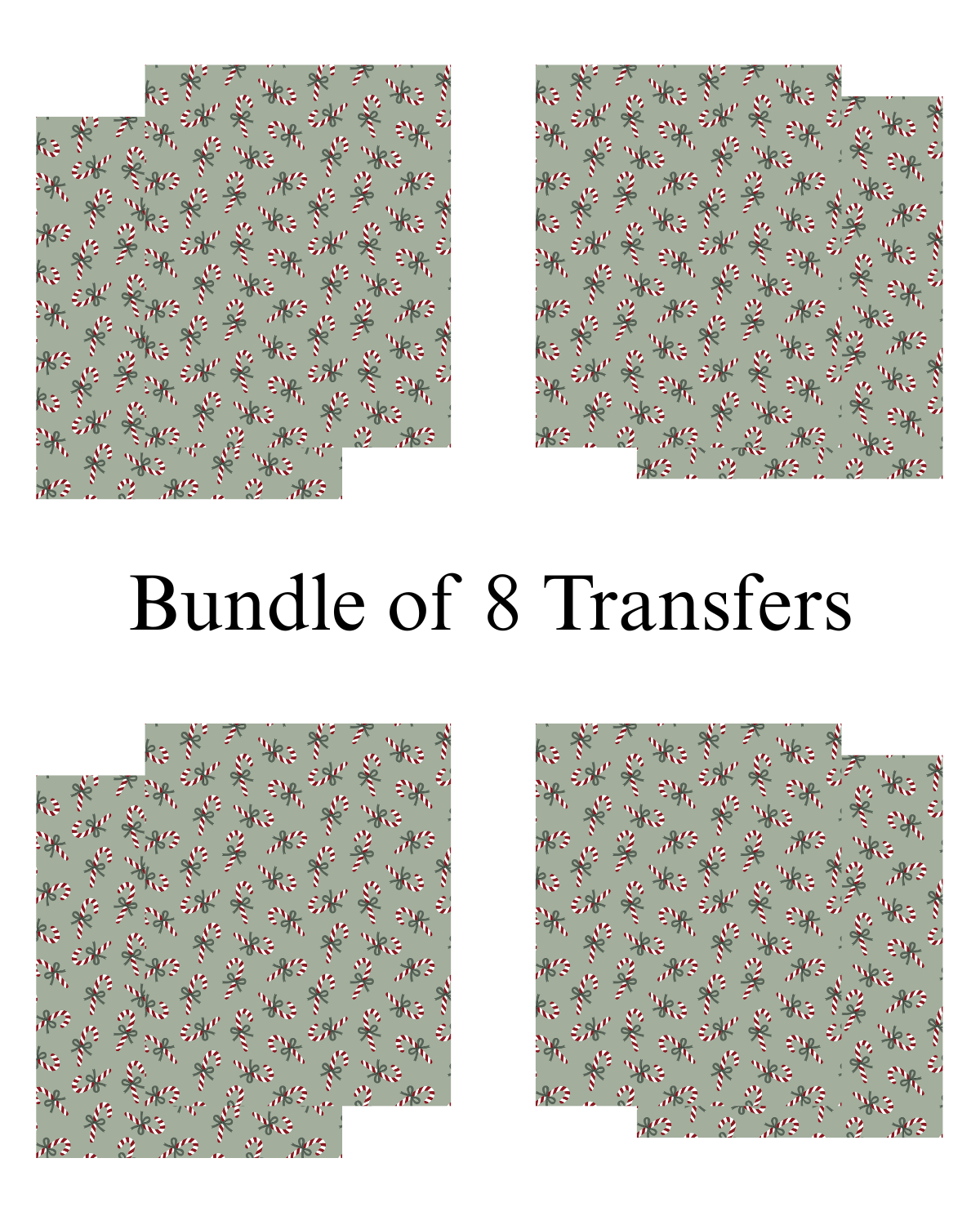 Transfer Paper (Coquette Candy Cane)
