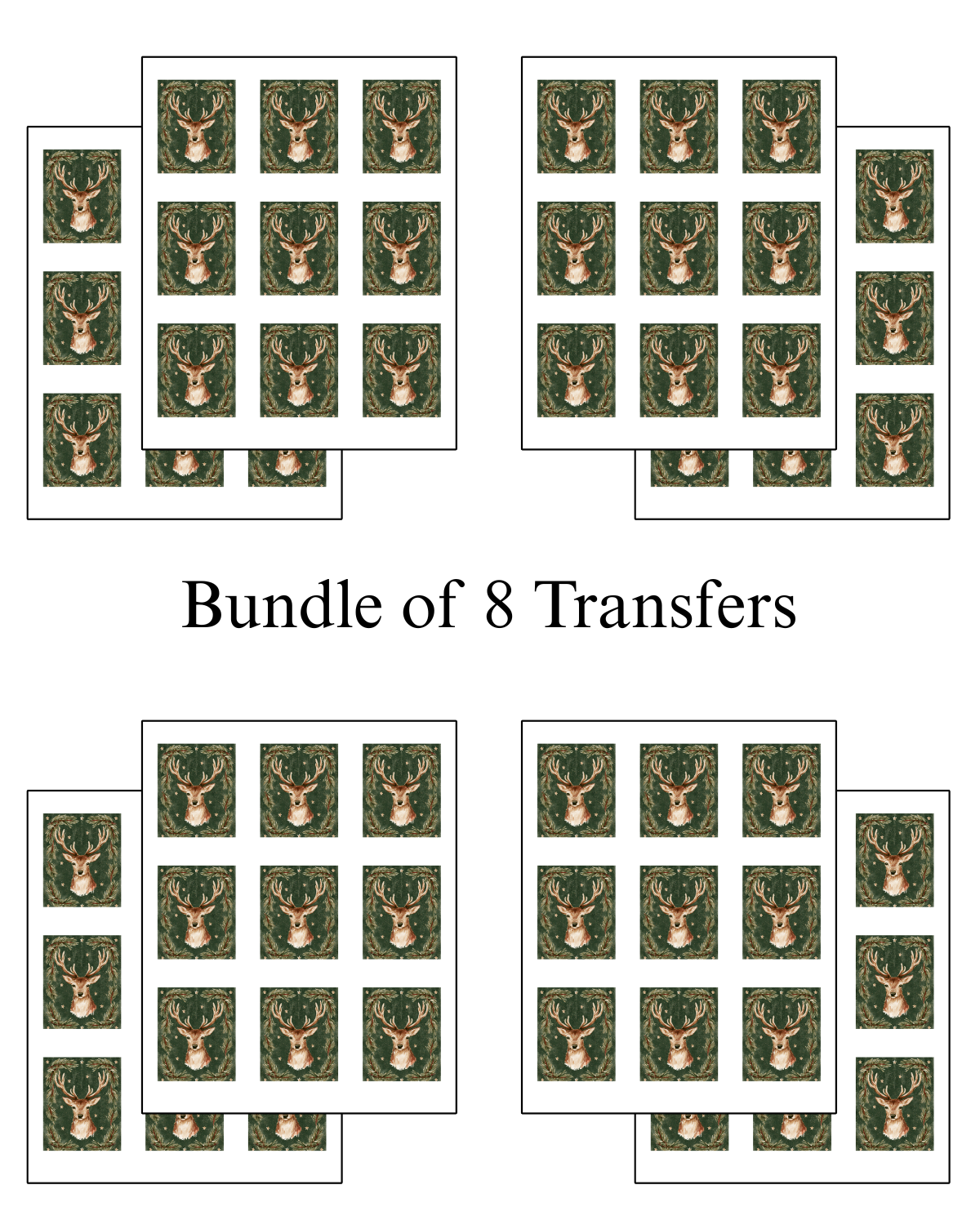 Transfer Paper (Christmas Deer)
