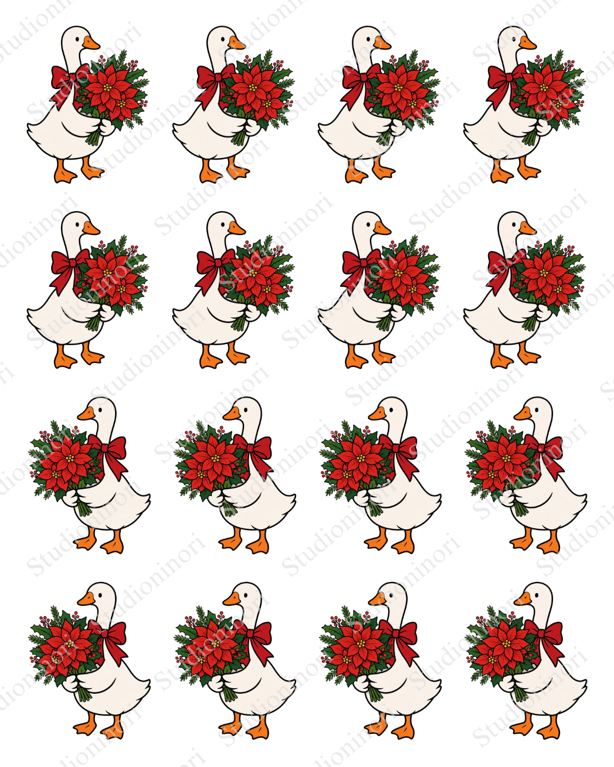 Transfer Paper (Christmas Goose) #1
