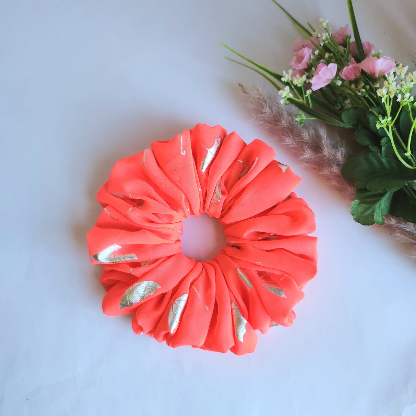Neon Peach XL Scrunchie