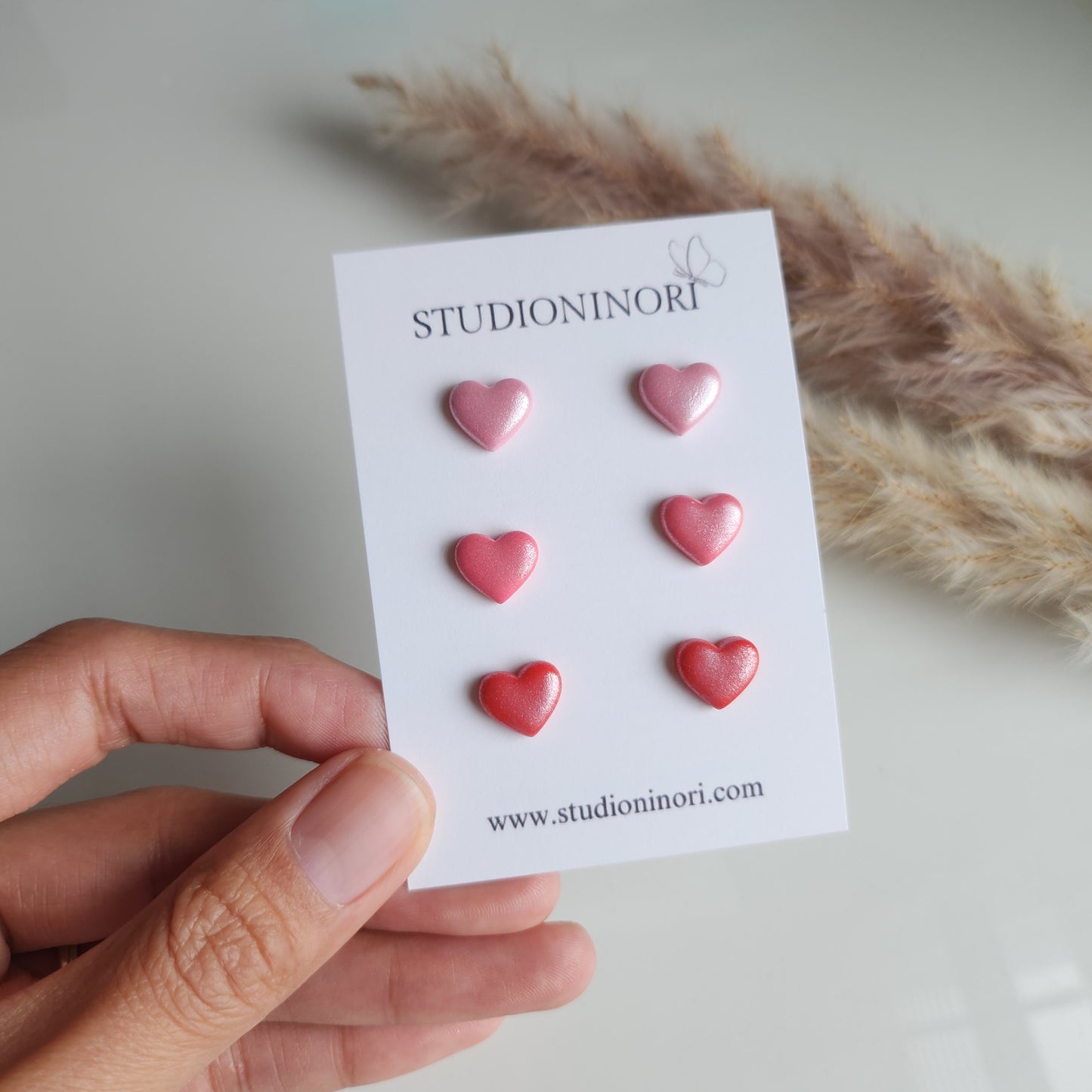 Mini Heart Stud Pack Earrings