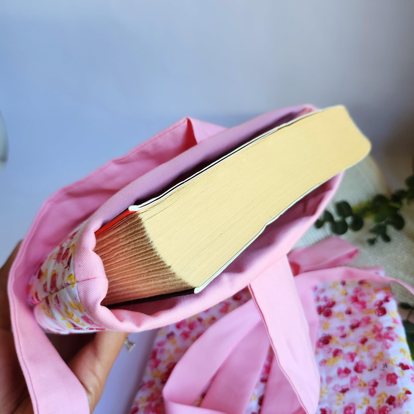 Layra Pink Book Sleeve
