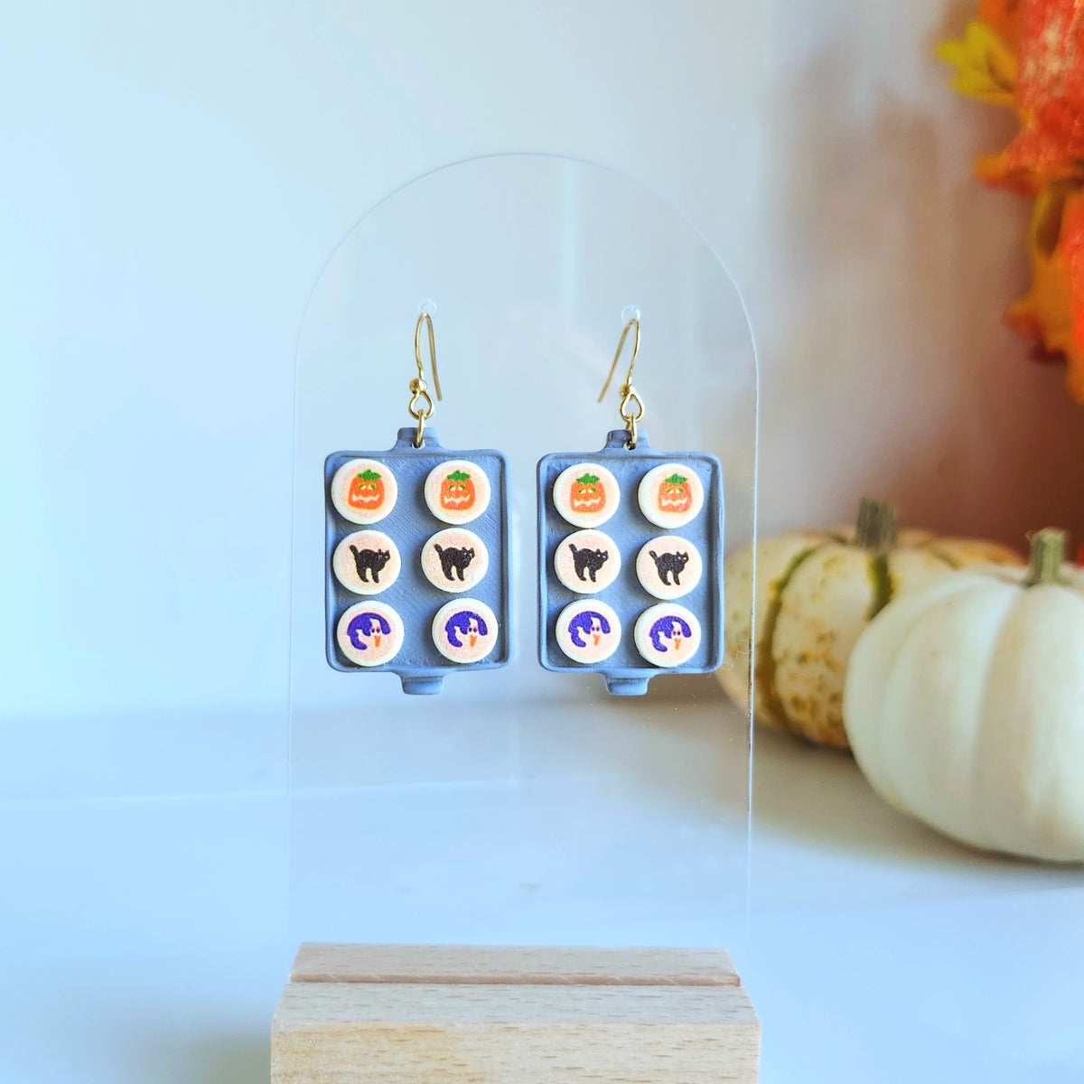 Baking Sheet Halloween Sugar Cookie Earrings