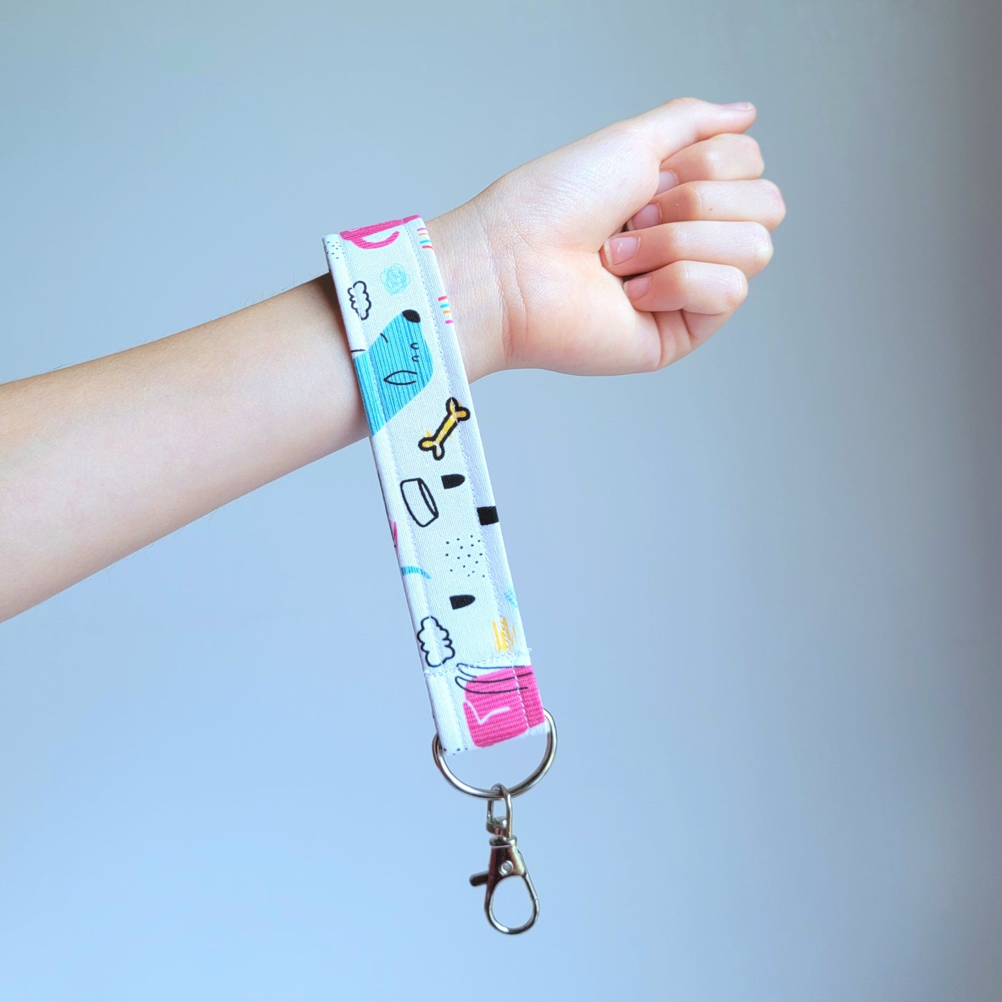 Wristlet Keychain/ Doodle Dog