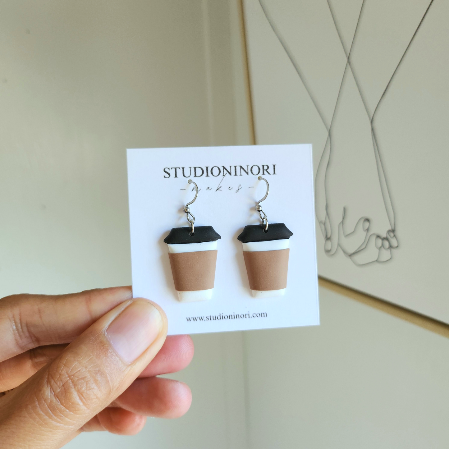 Coffee Cup Earrings