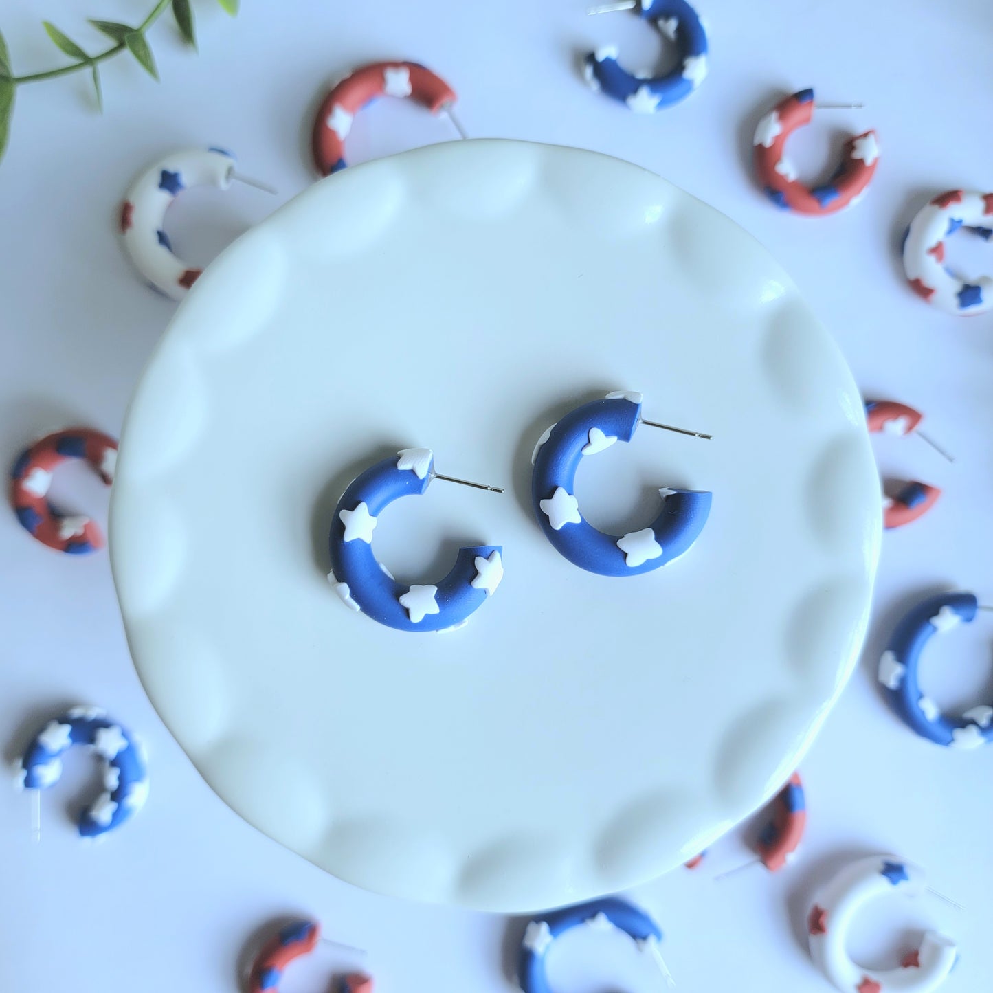 Holiday Earrings/ Hoop