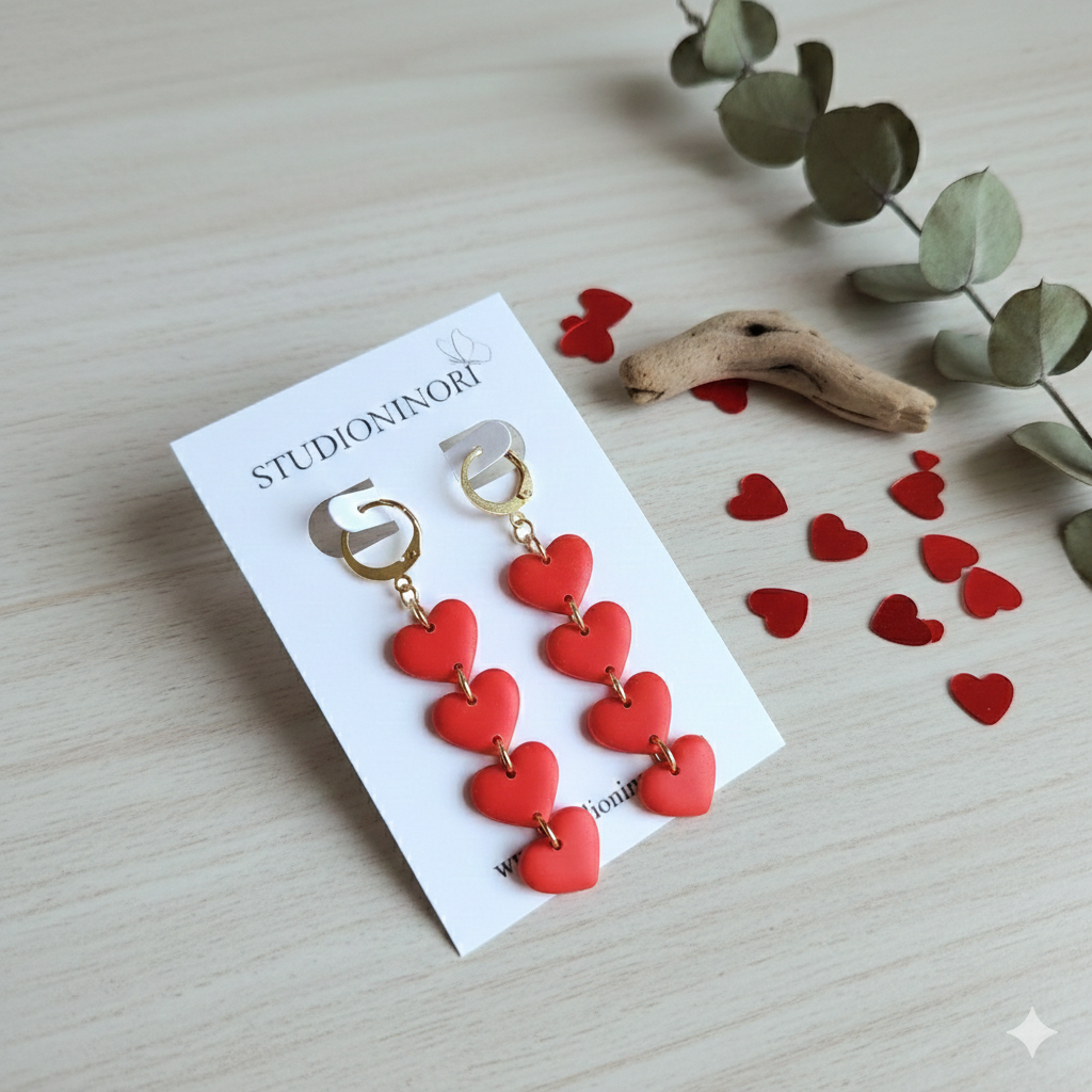 Heart Huggies Earring