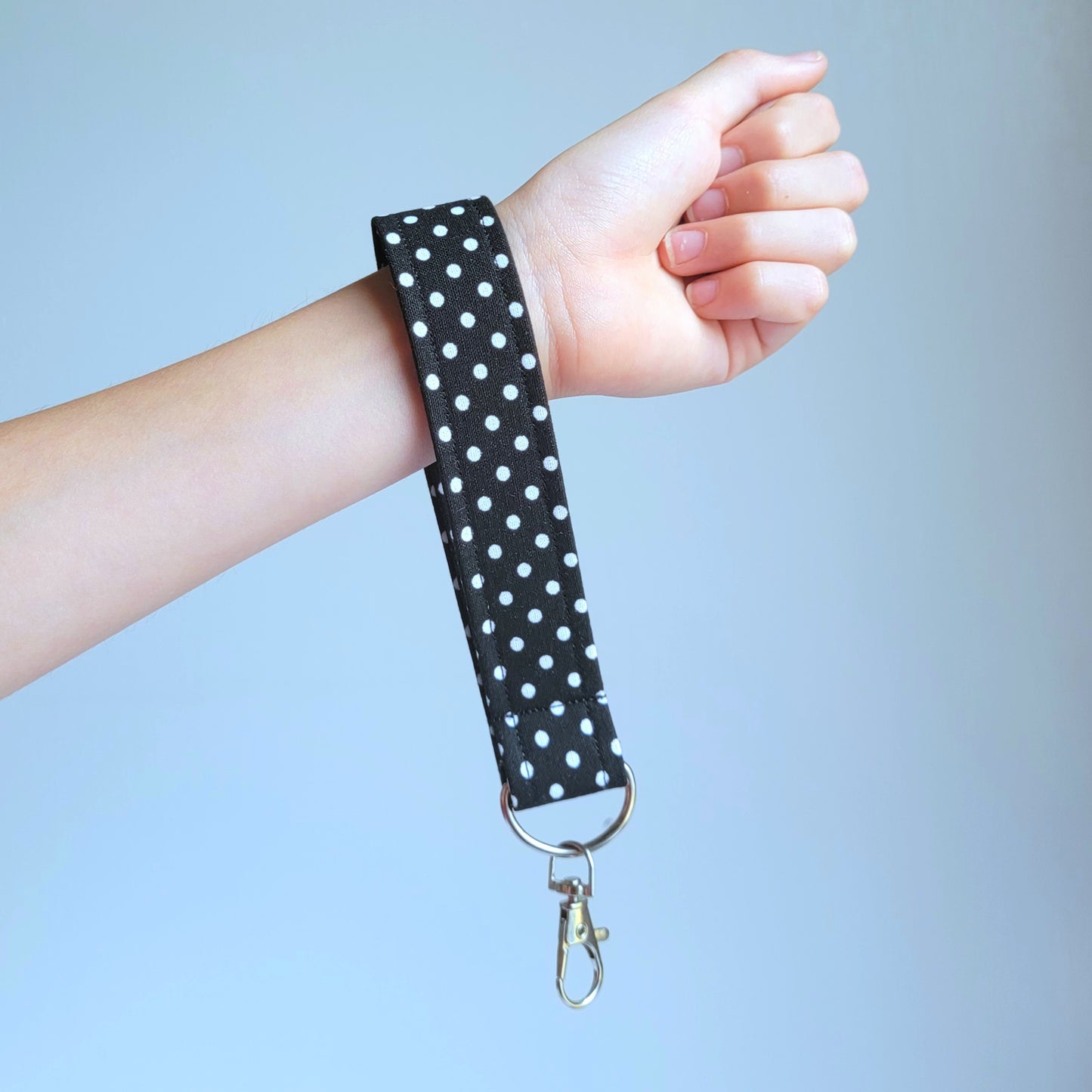 Wristlet Keychain/ Polka Dot