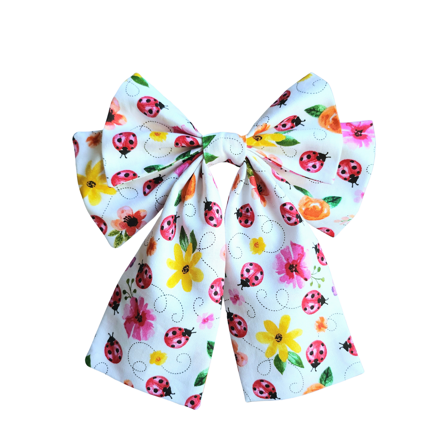Lady Bug Large Bow