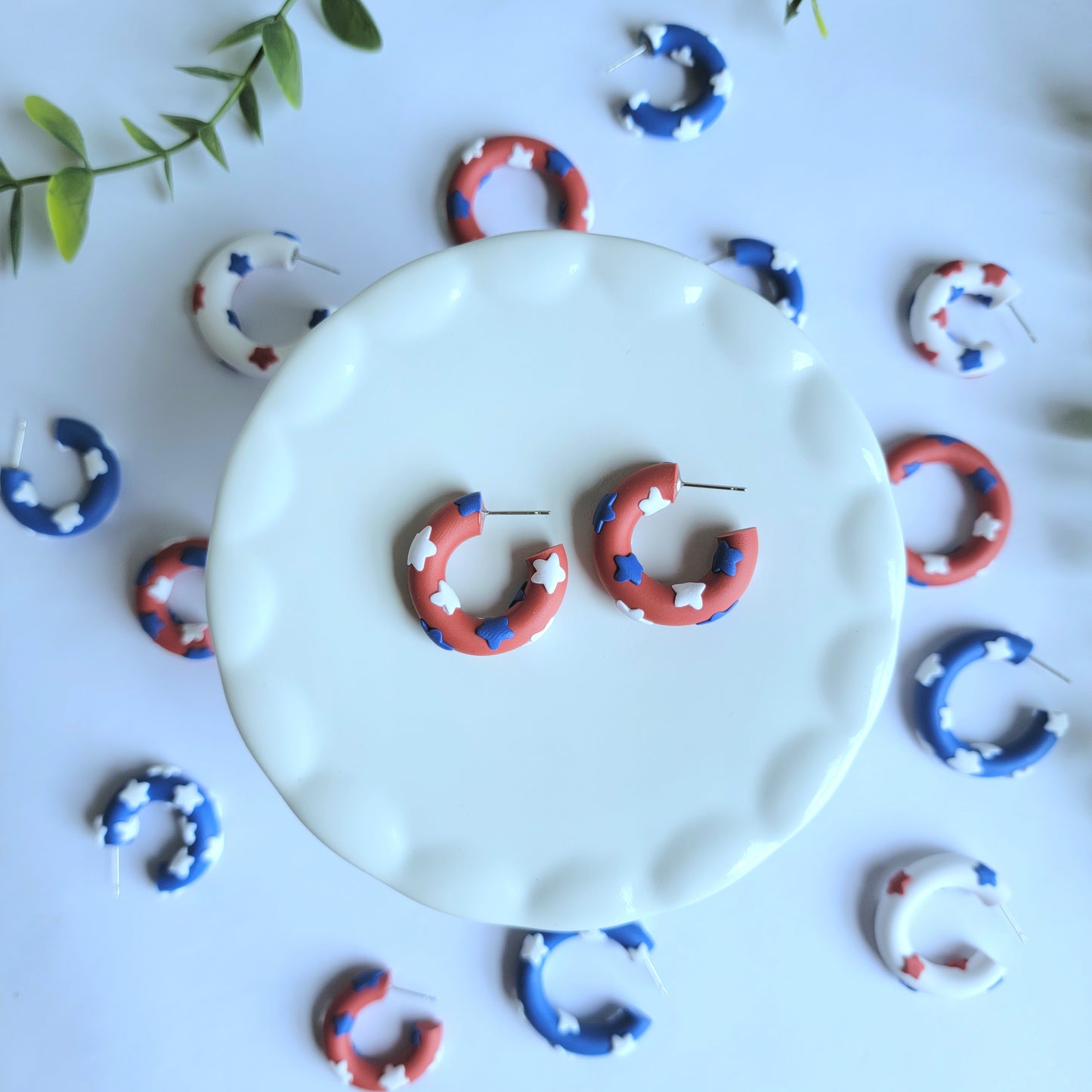 Holiday Earrings/ Hoop