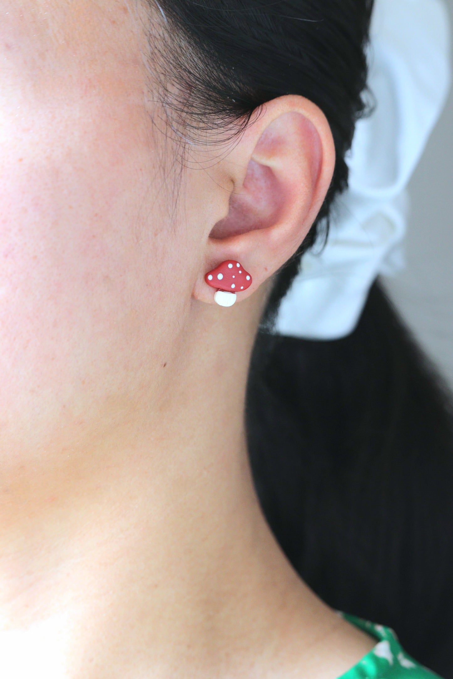 Mini Mushroom Stud Earrings