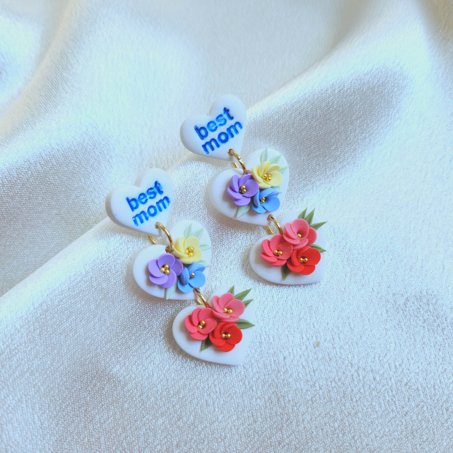 Elegant Floral Mother's Day Earrings