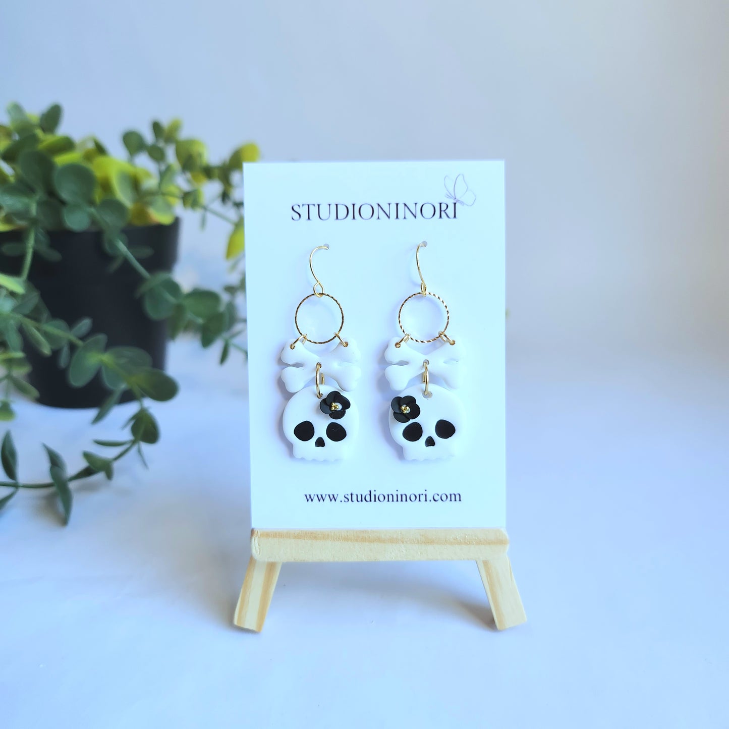 Cute Skull and Bones Dangle