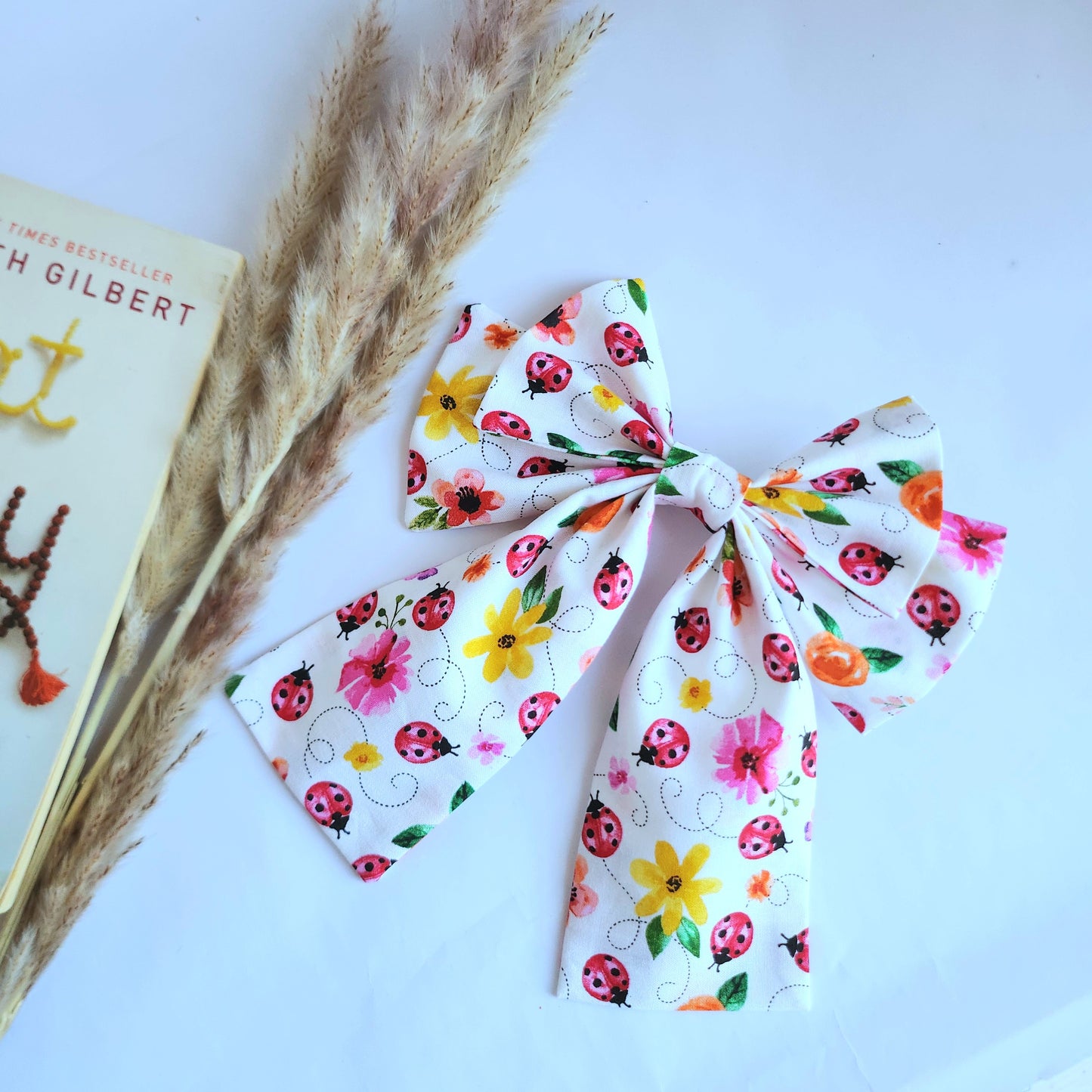 Lady Bug Large Bow