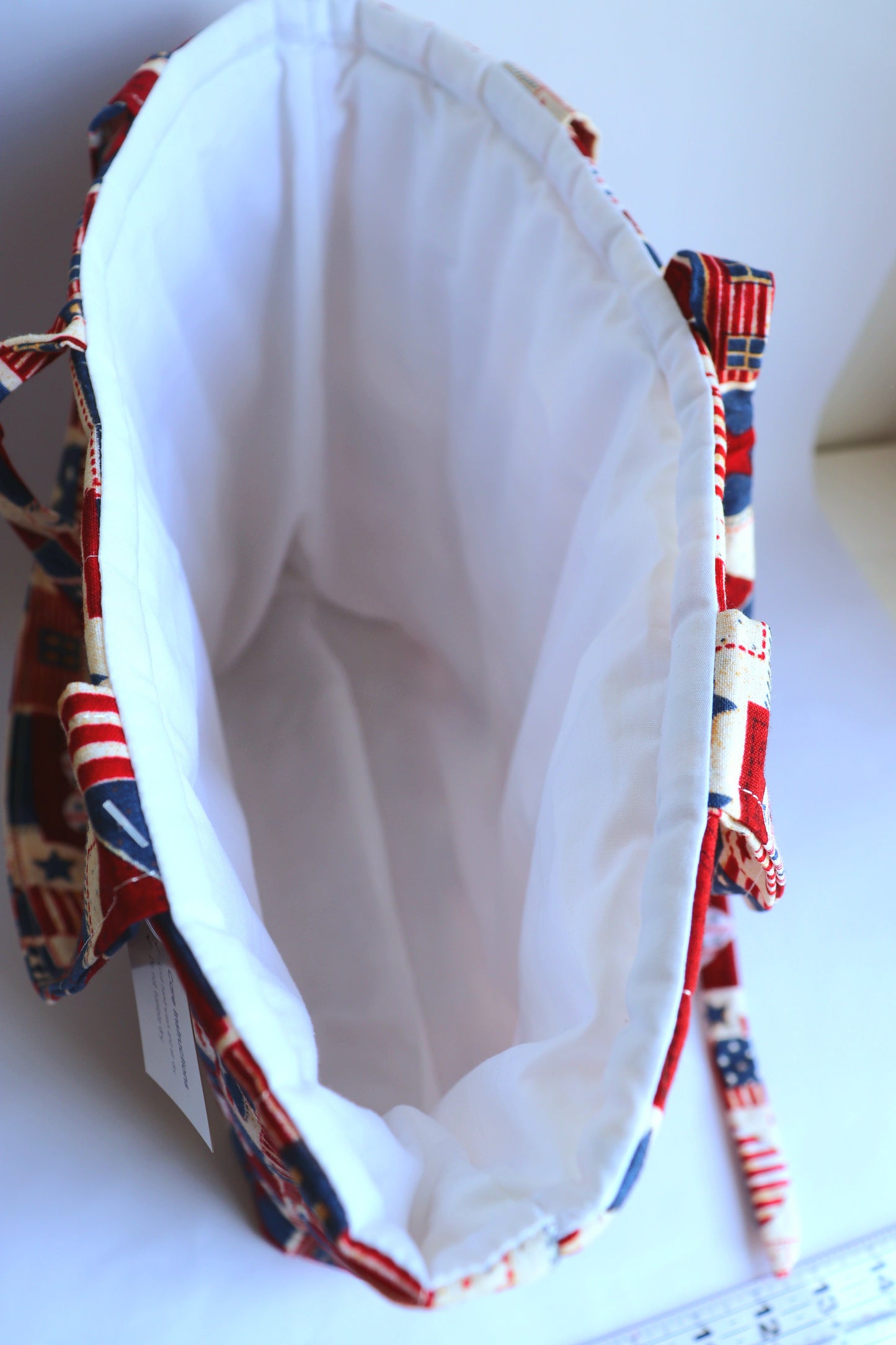 Patriotic Quilted Tote Bag