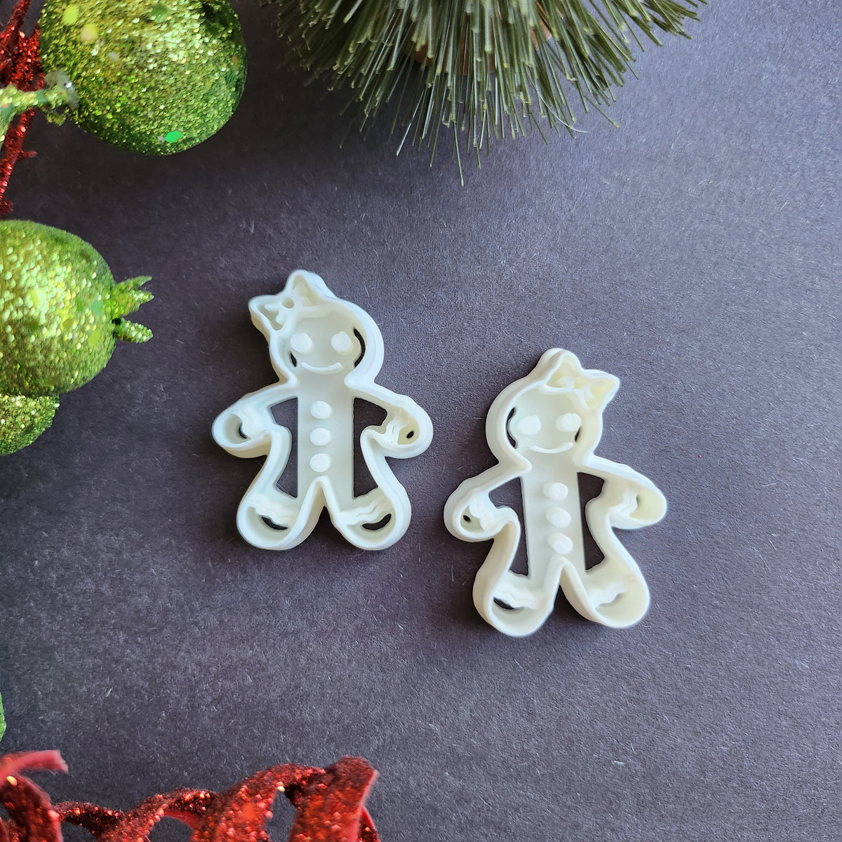 Clay Cutter (Gingerbread Girl with Bow)