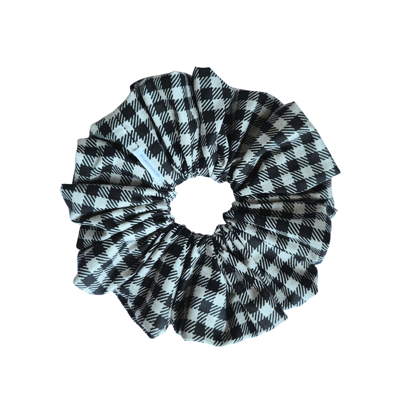 Black Ging XL Scrunchie