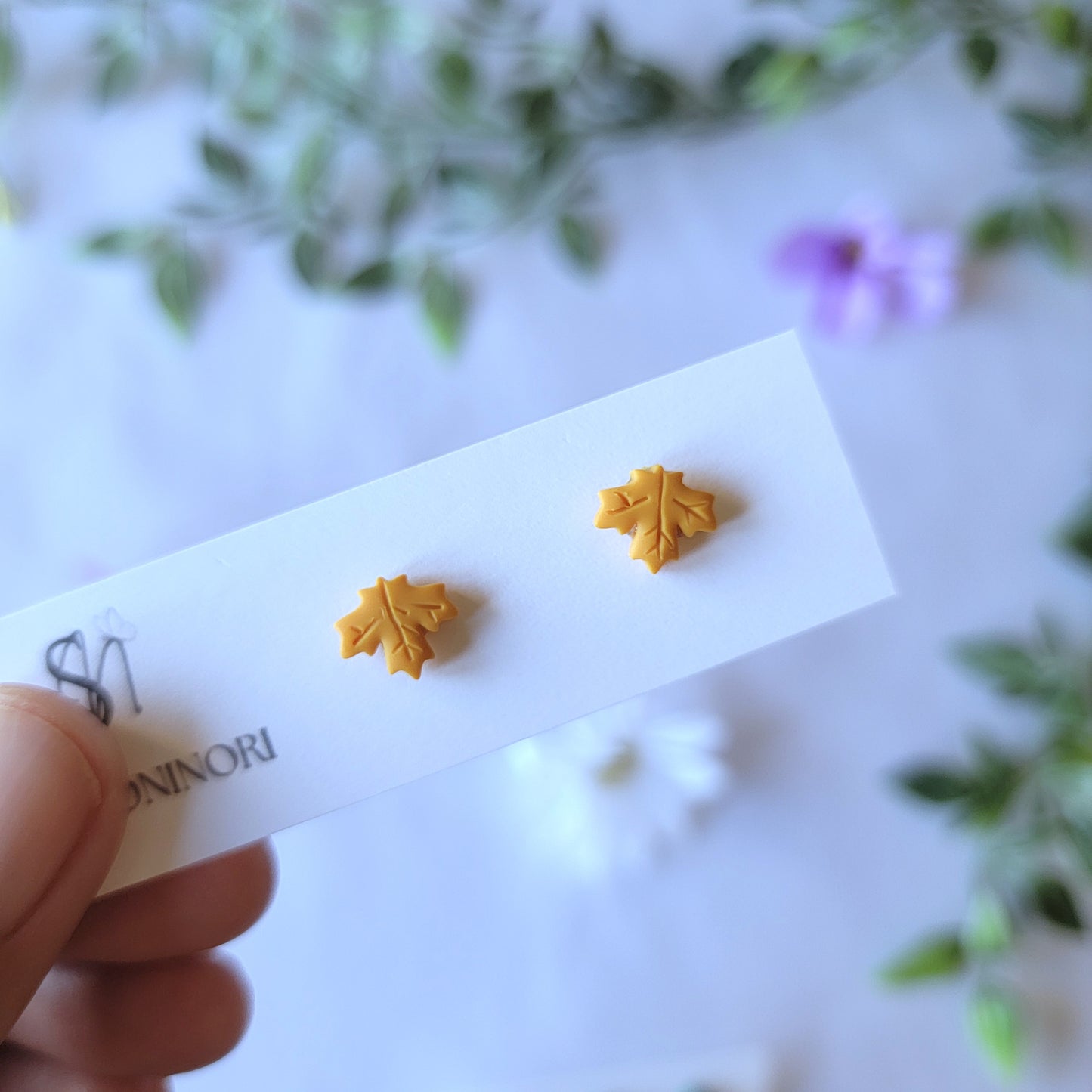 Mini Leaf Studs