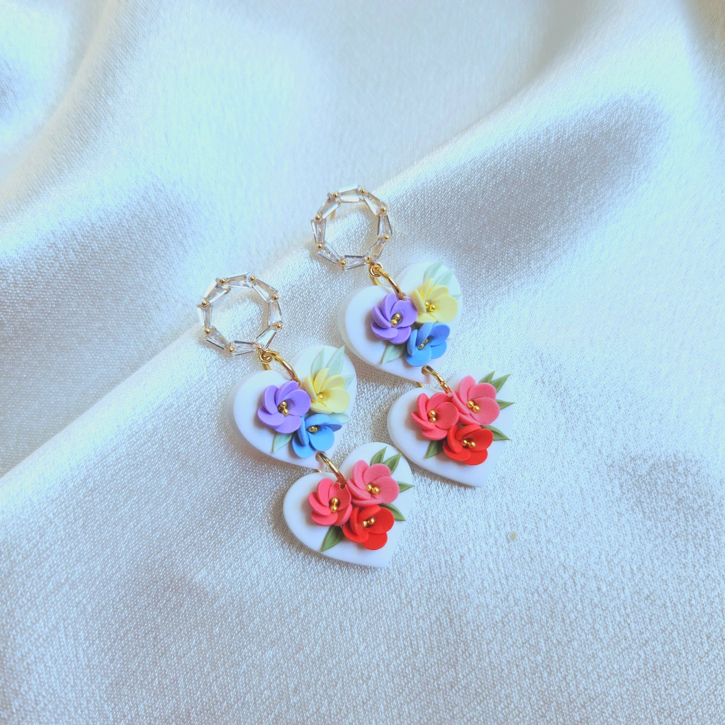 Elegant Floral Mother's Day Earrings