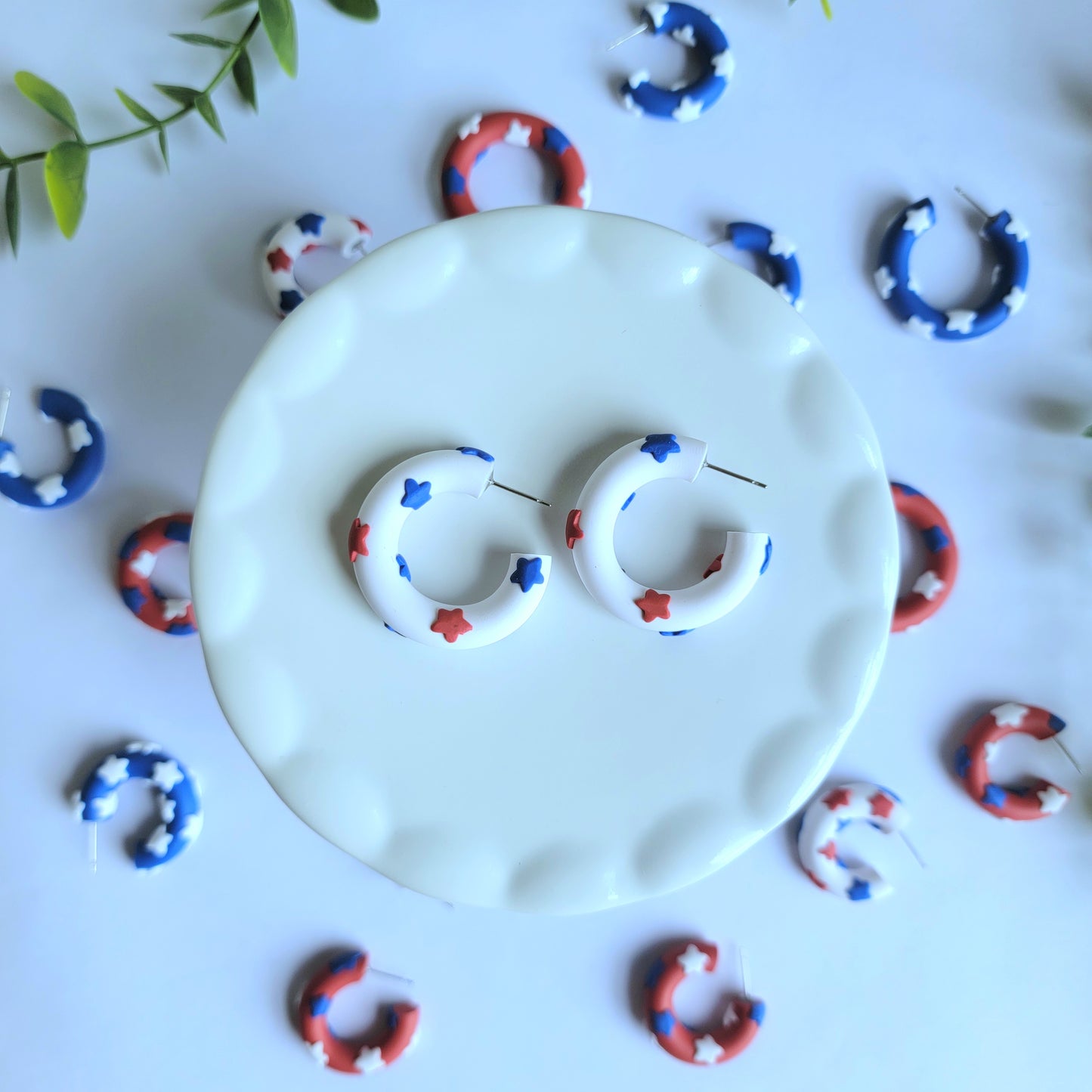 Holiday Earrings/ Hoop