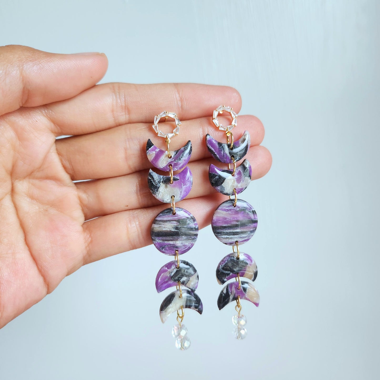 Luna in Purple Dangle