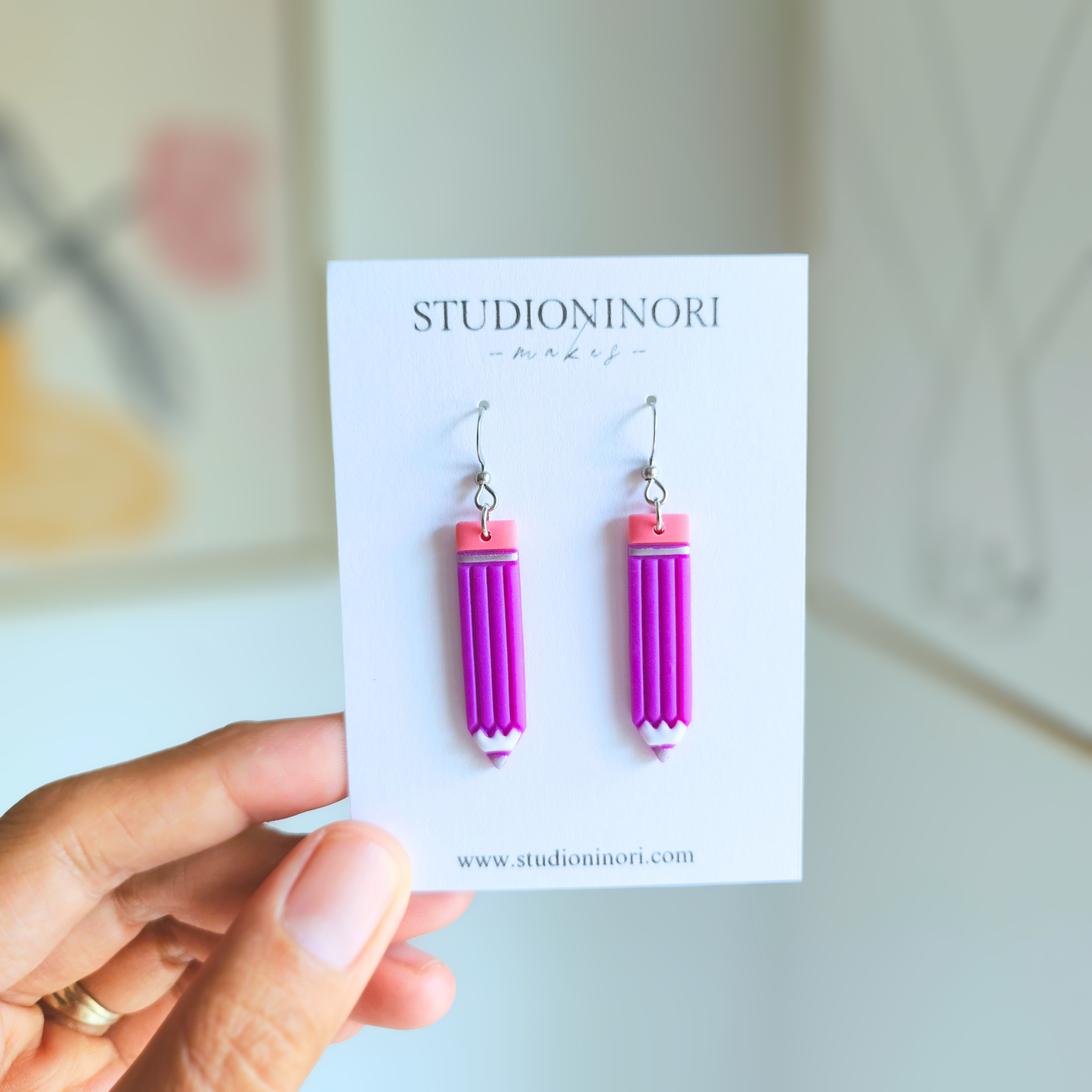 Pencil Earrings