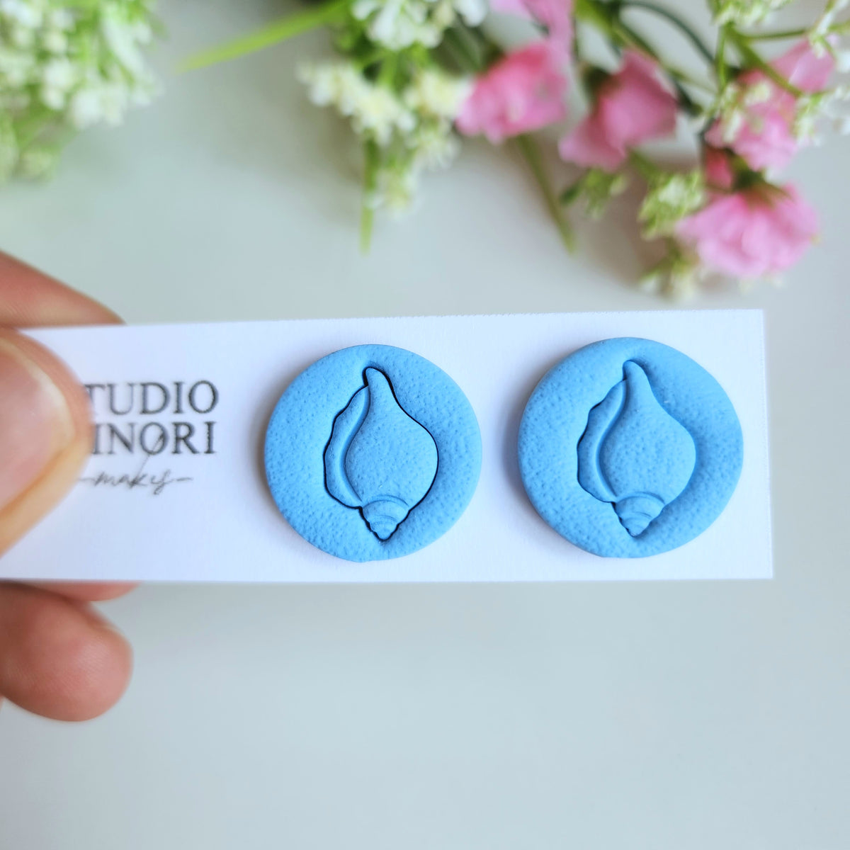 Pastel Coastal Stud Earrings