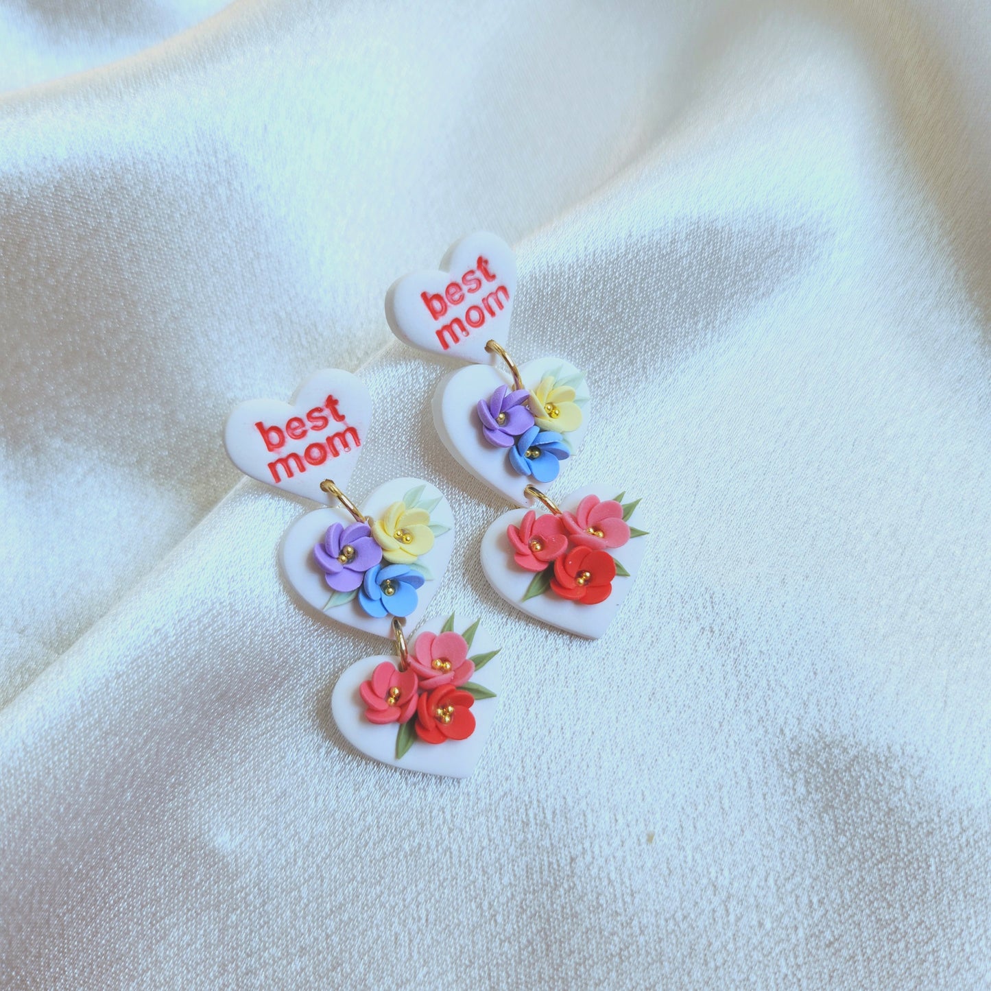 Elegant Floral Mother's Day Earrings