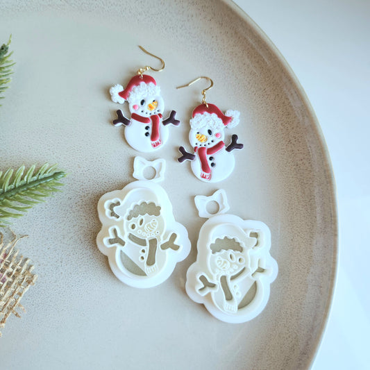 Clay Cutter (Cute Snowman) Set