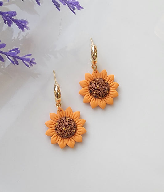 Sun Flower Earring