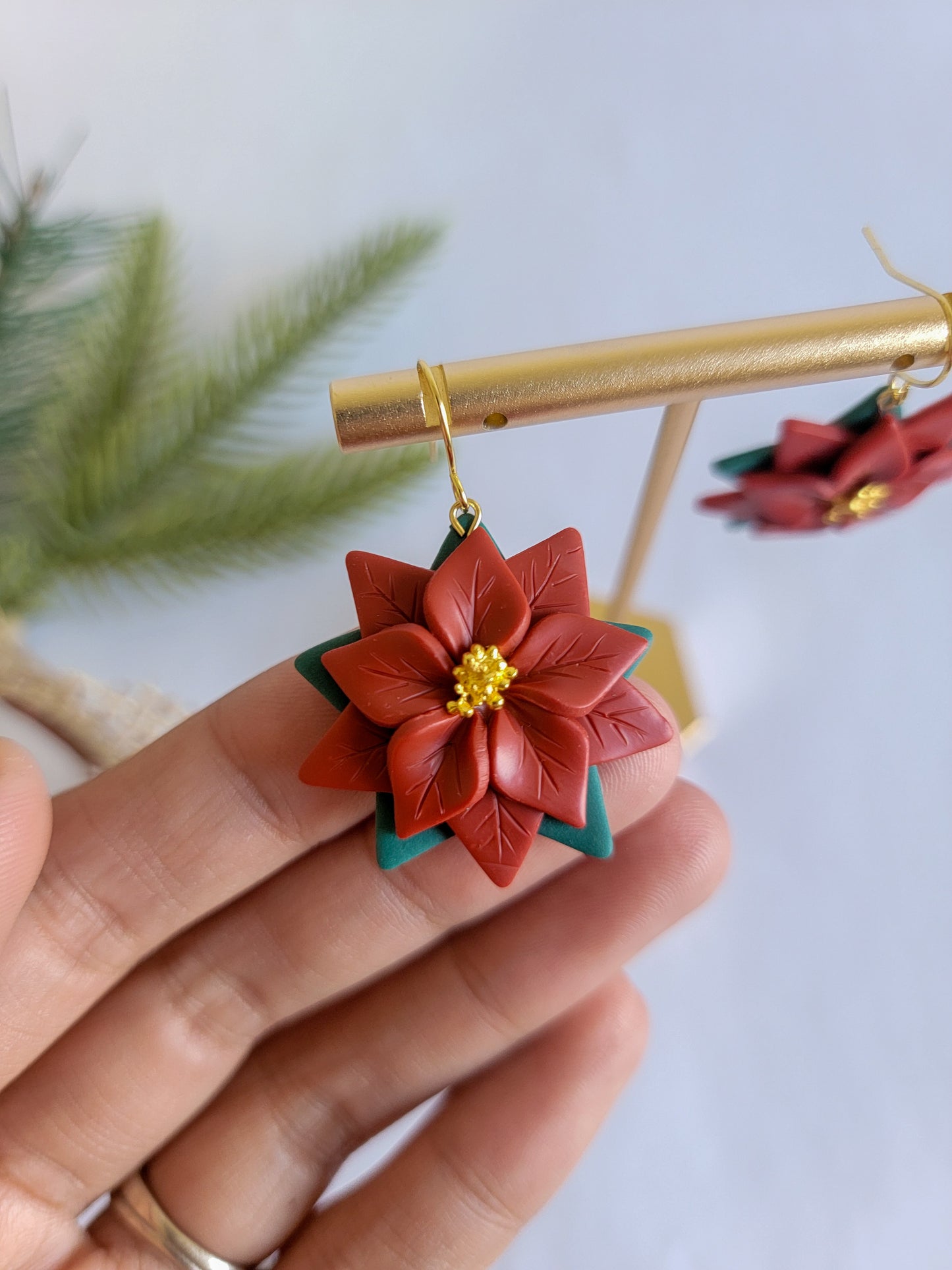 Poinsettia Dangles ( Multi Style )