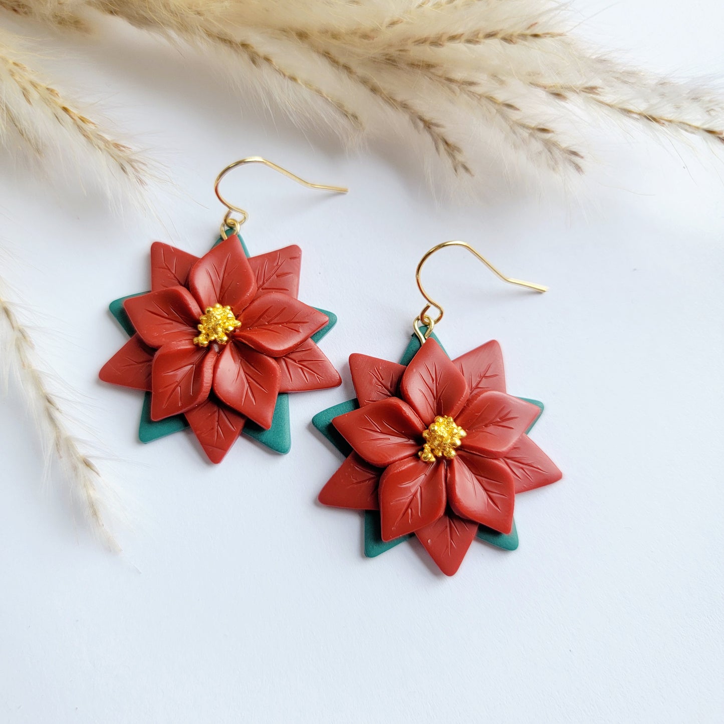 Poinsettia Dangles ( Multi Style )