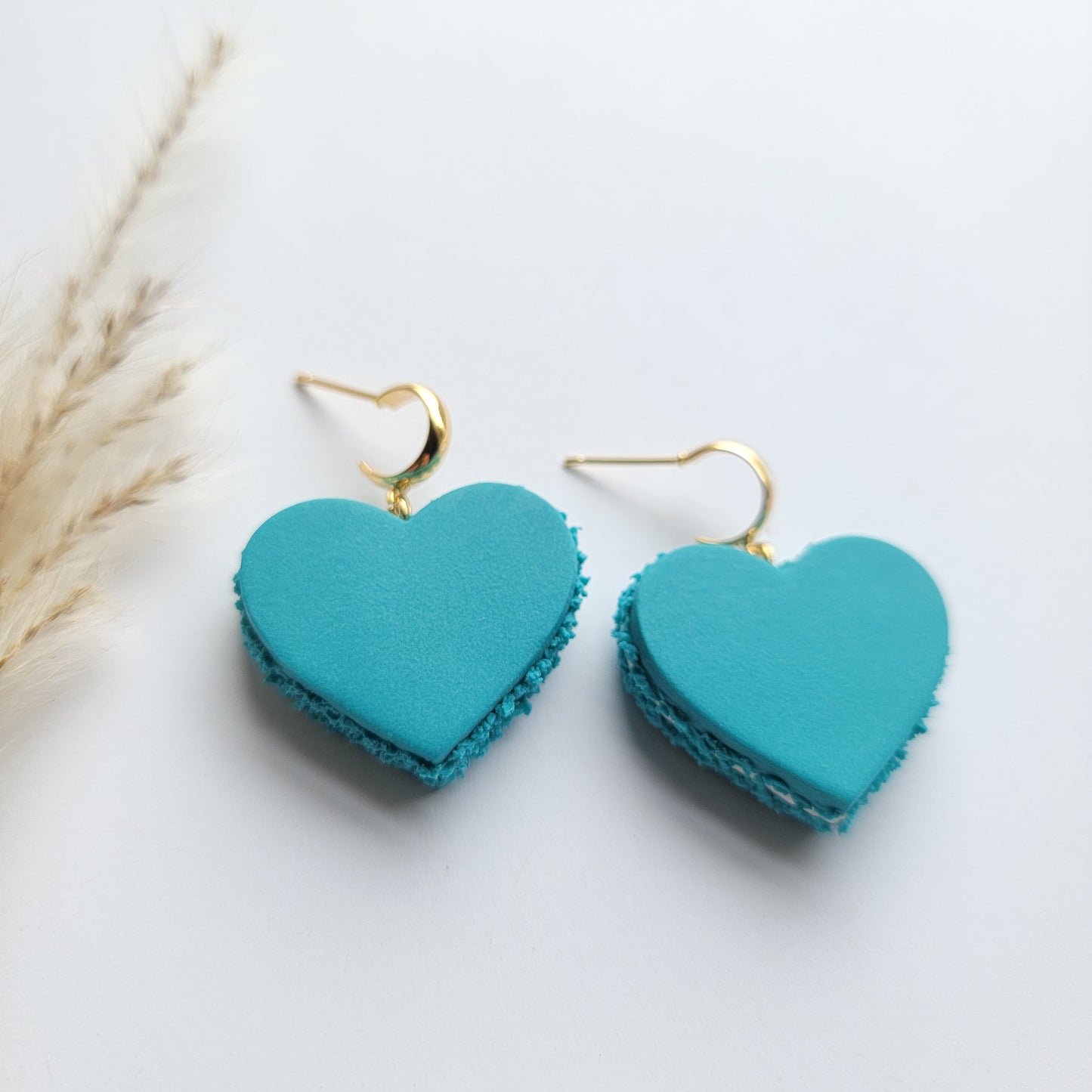 Heart Macaroon Earrings ( Multi Color )