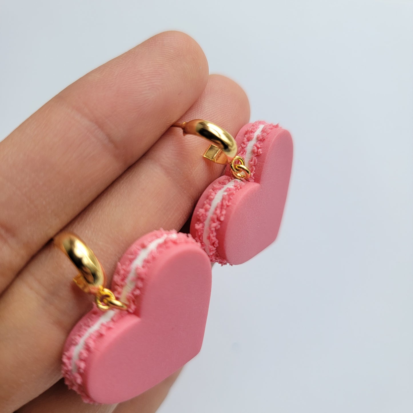 Heart Macaroon Earrings ( Multi Color )