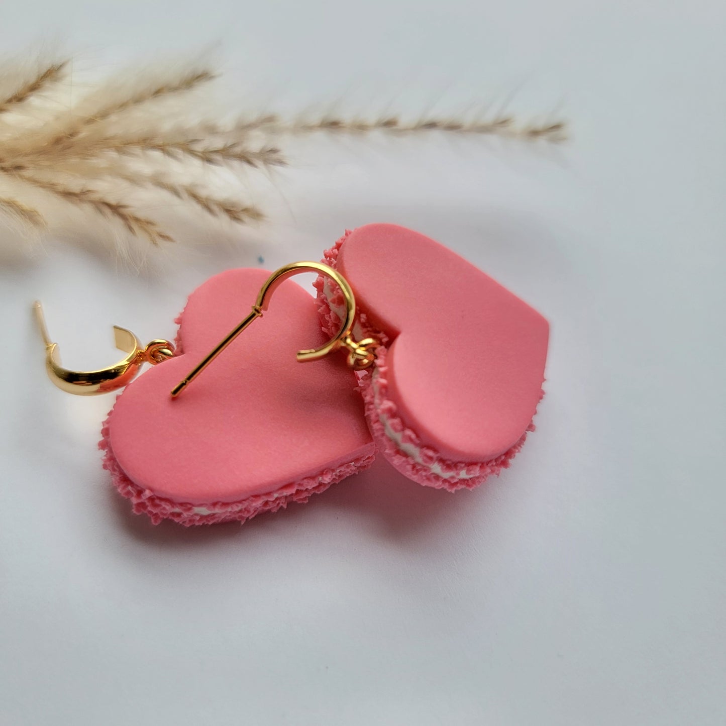 Heart Macaroon Earrings ( Multi Color )