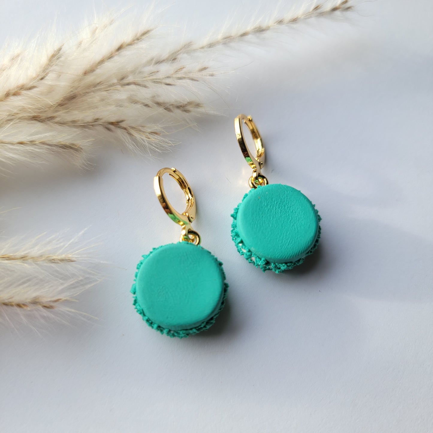 Mini Macaroon Hoop Earrings ( Multi Color )