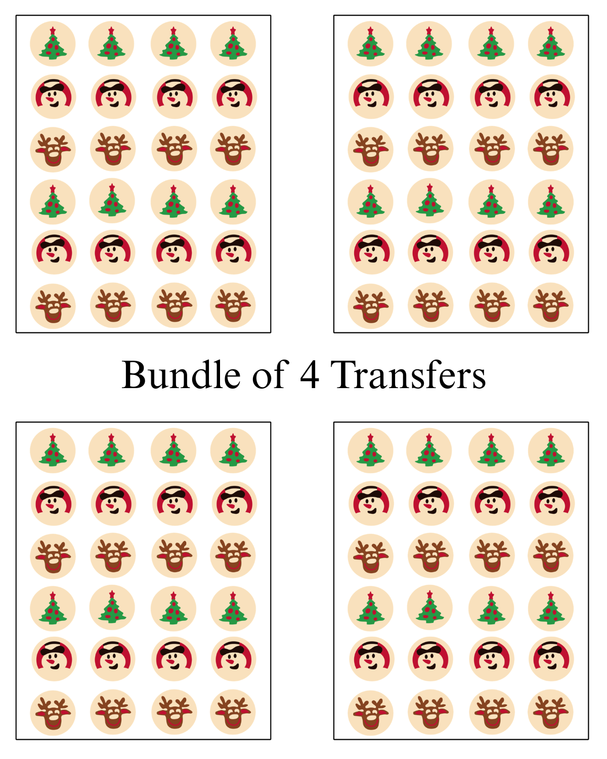 Transfer Paper (Christmas Sugar Cookie)