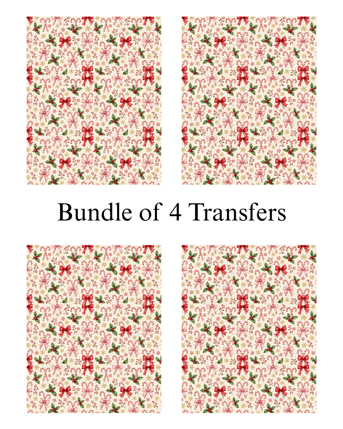 Transfer Paper (Pink Christmas) #2