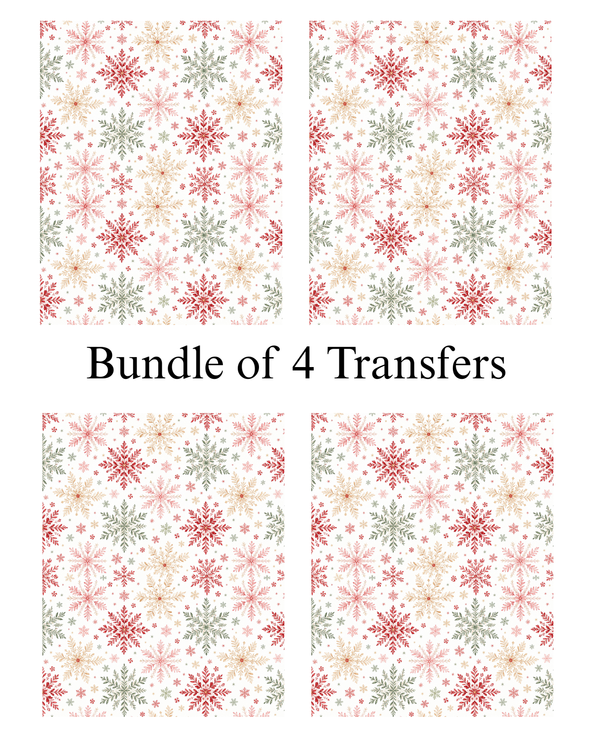 Transfer Paper (Pink Christmas) #3