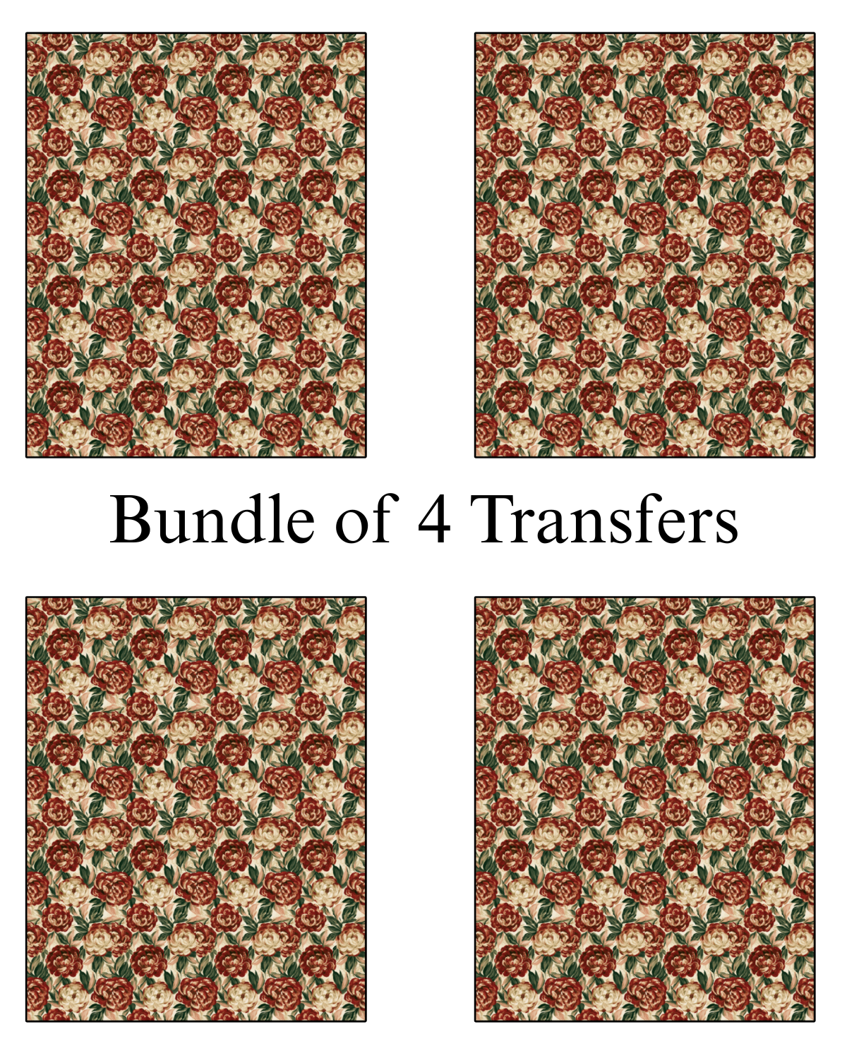 Transfer Paper (Floral)