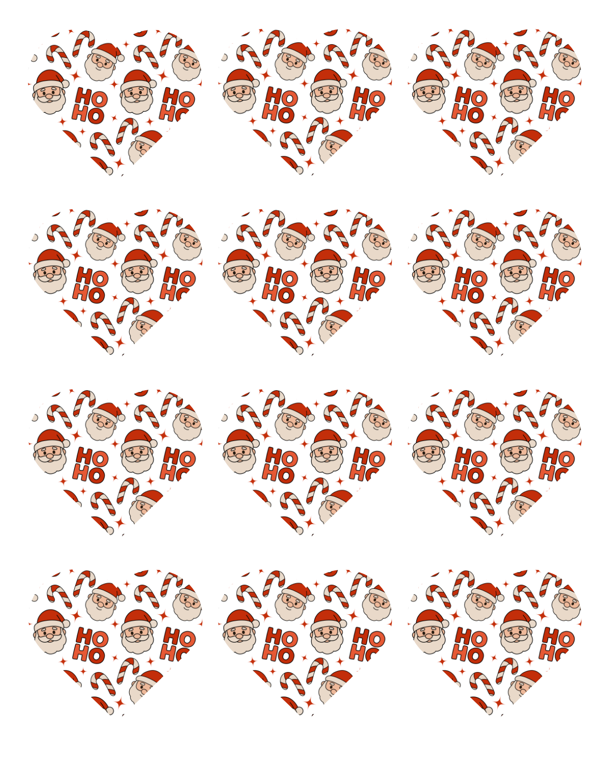 Transfer Paper (Christmas Heart) #1