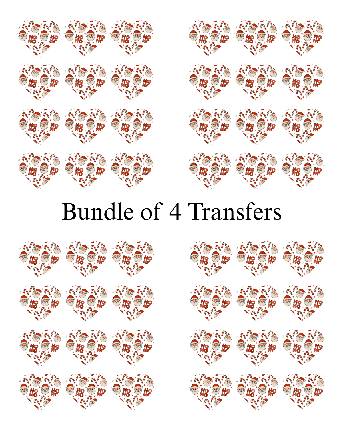 Transfer Paper (Christmas Heart) #1