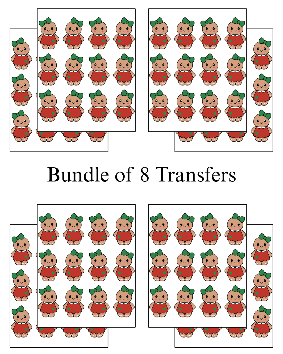 Transfer Paper (Gingerbread Men Joy) (Copy)