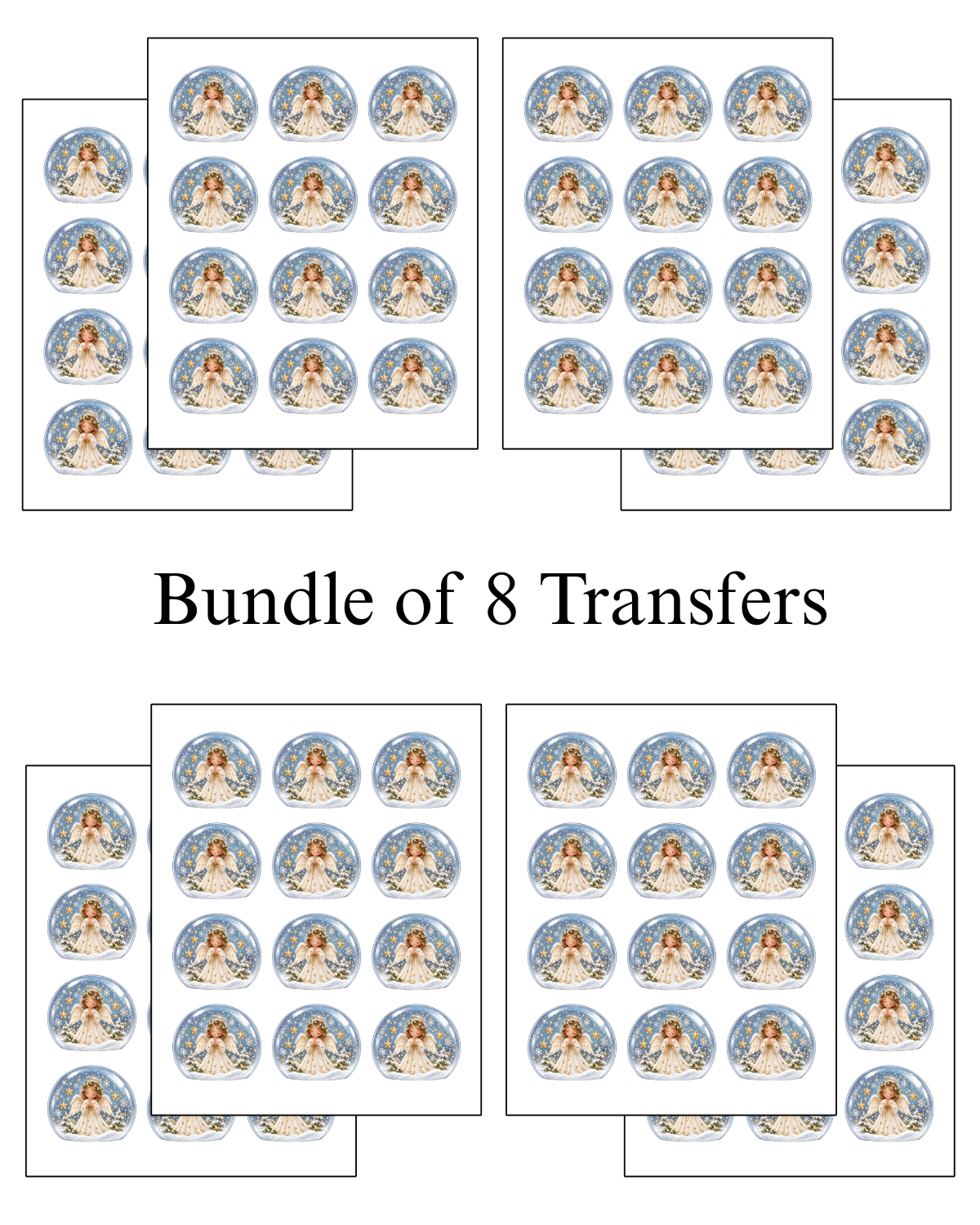Transfer Paper (Snow Globe) Angel