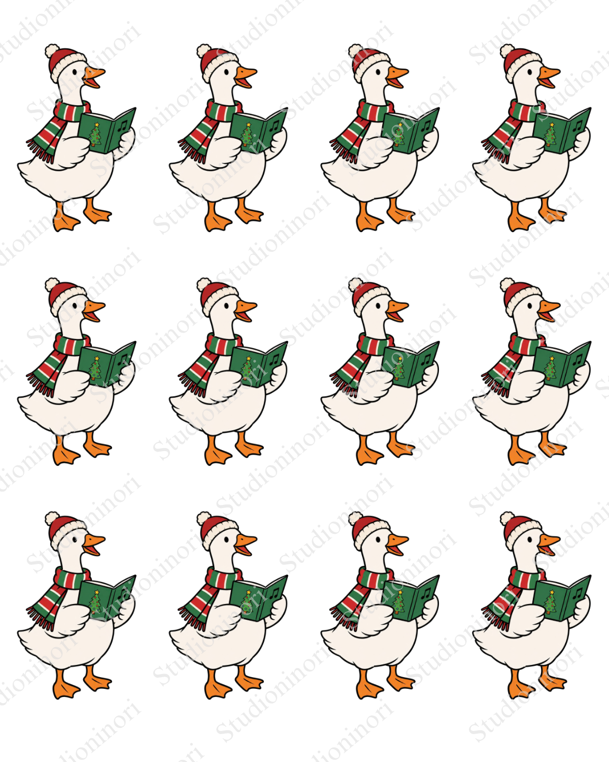 Transfer Paper (Christmas Goose) #3